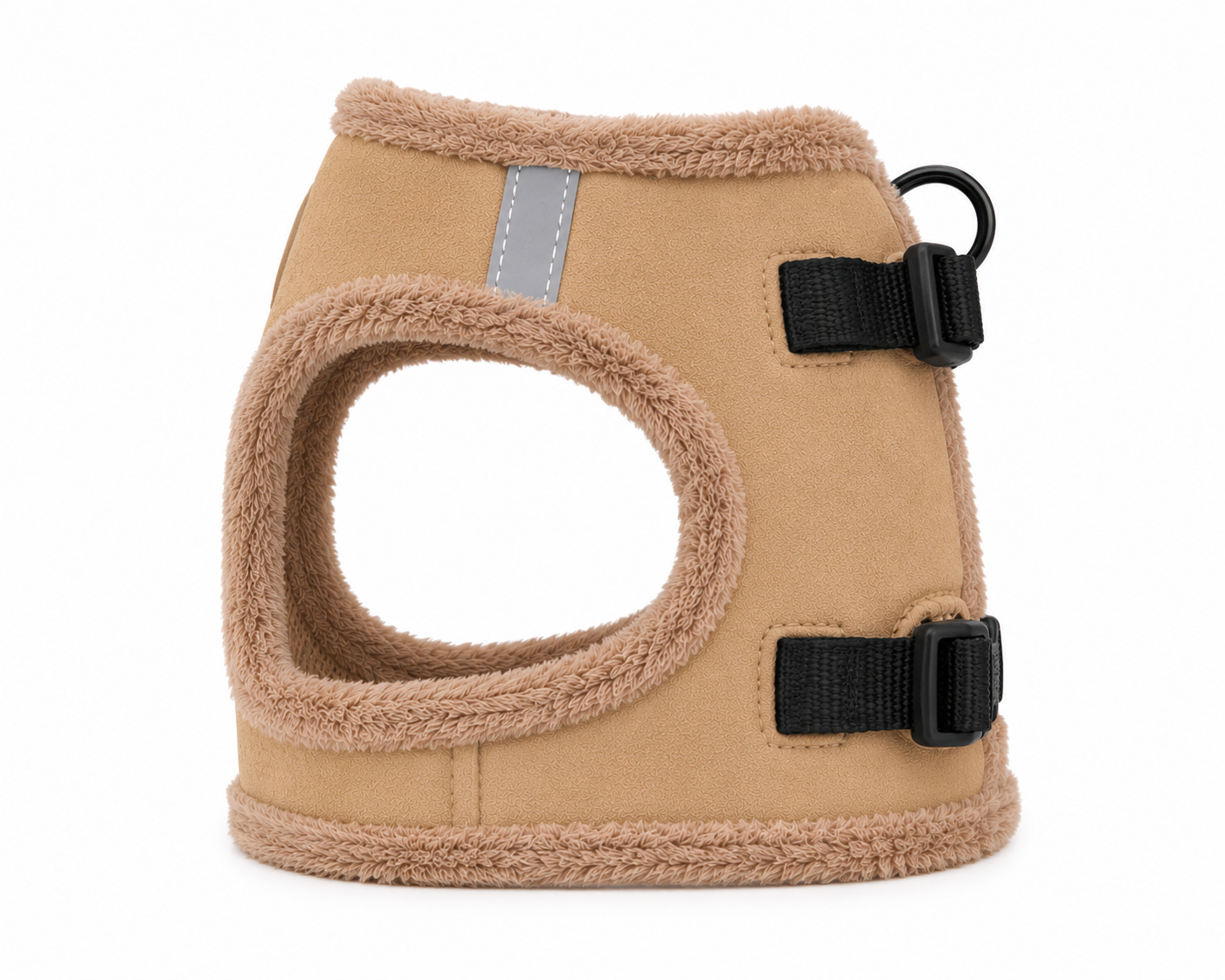 Abbey Pet Stores Adjustable Reflective Soft Pet Harness for Dogs & Cats – Brown - Image 2