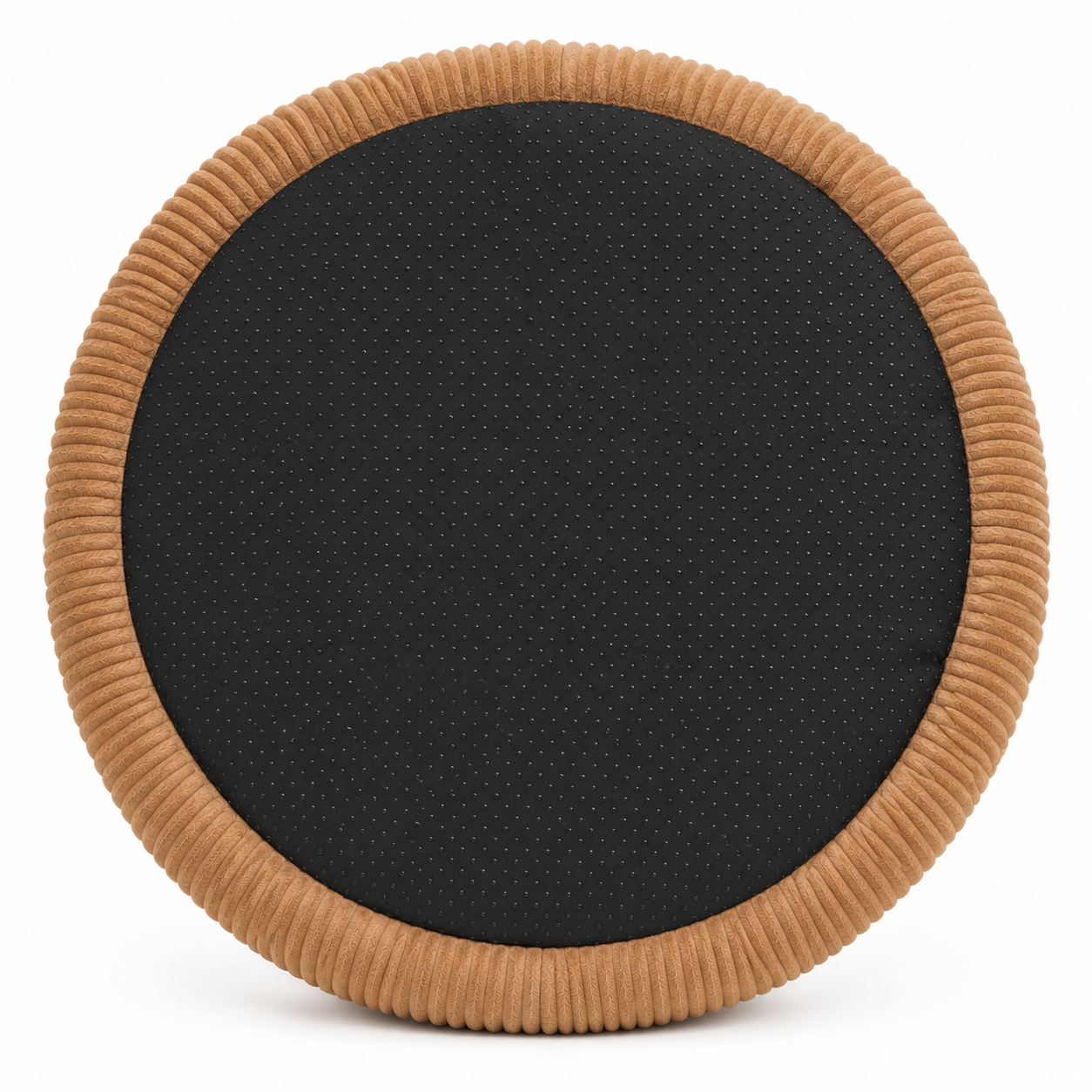 Abbey Pet Stores Deluxe Plush Oval Pet Bed for Dogs & Cats – Brown - Image 3