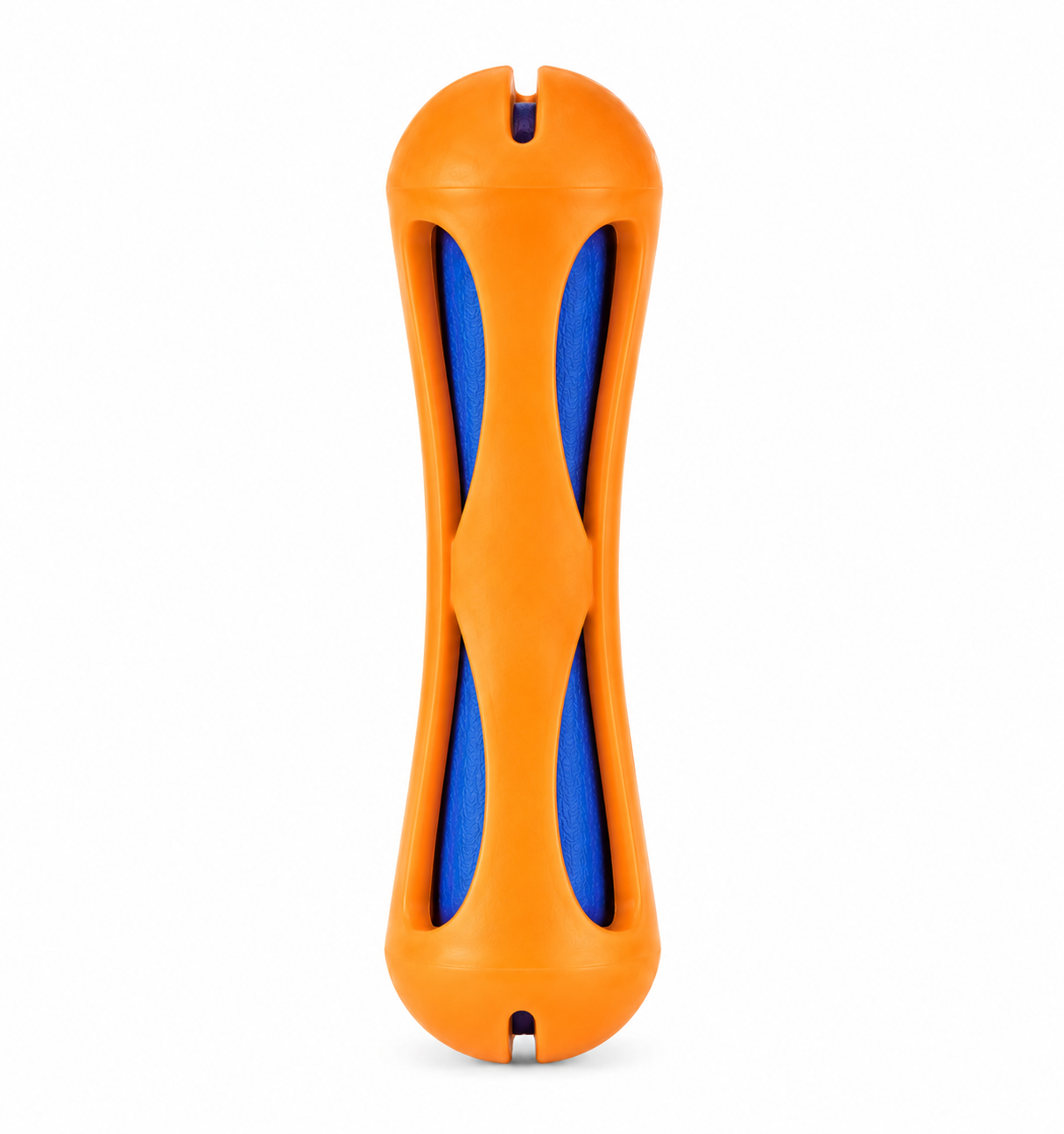 Abbey Pet Stores Durable Interactive Bone Chew Toy for Dogs – Orange & Blue - Image 3