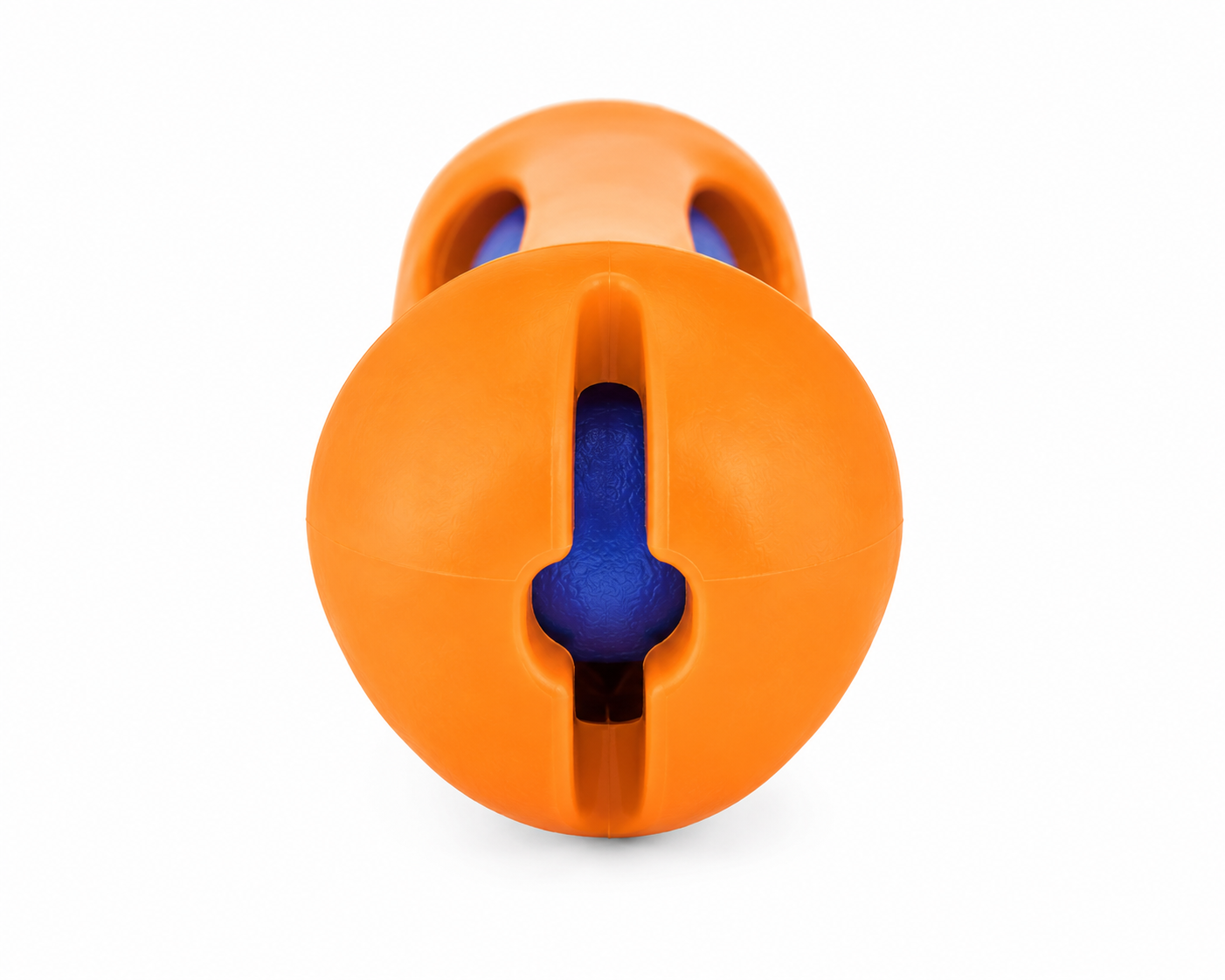 Abbey Pet Stores Durable Interactive Bone Chew Toy for Dogs – Orange & Blue - Image 2