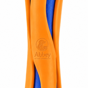 Abbey Pet Stores Durable Interactive Bone Chew Toy for Dogs – Orange & Blue