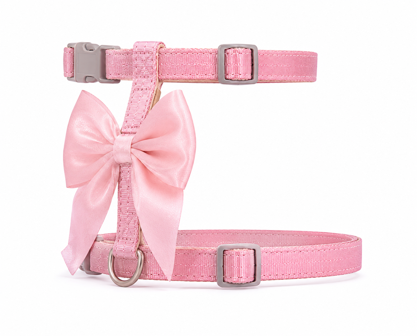 Abbey Pet Stores Luxury Bow Pet Harness for Dogs & Cats – Pink - Image 3