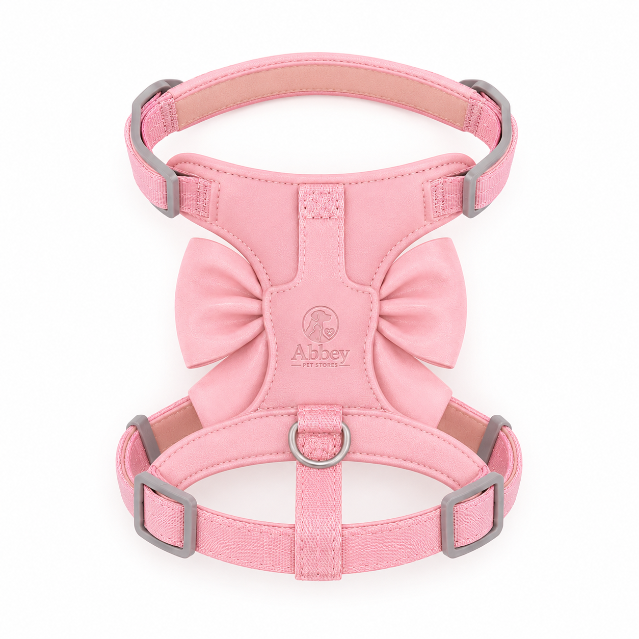 Abbey Pet Stores Luxury Bow Pet Harness for Dogs & Cats – Pink - Image 5