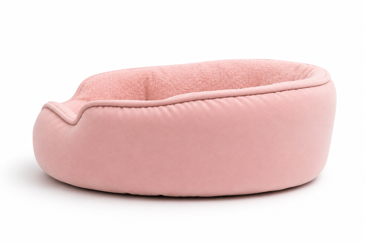 Abbey Pet Stores Plush Orthopedic Pet Sofa Bed for Dogs & Cats – Pink - Image 4
