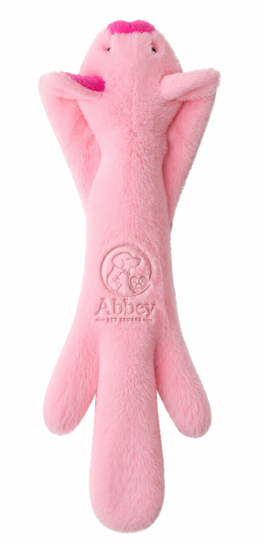Abbey Pet Stores Plush Squeaky Duck Dog Toy – Pink