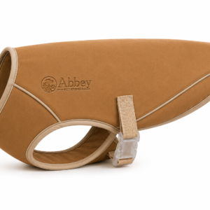 Abbey Pet Stores Waterproof Pet Coat Jacket with Adjustable Buckle for Dogs – Brown