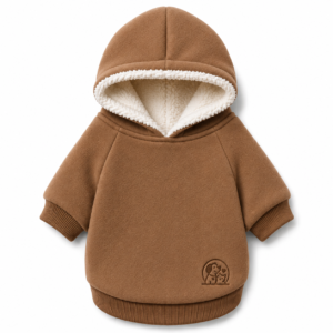 Winter Dog Hoodie Coat – Warm Soft Hoodie Jacket for Small & Medium Dogs