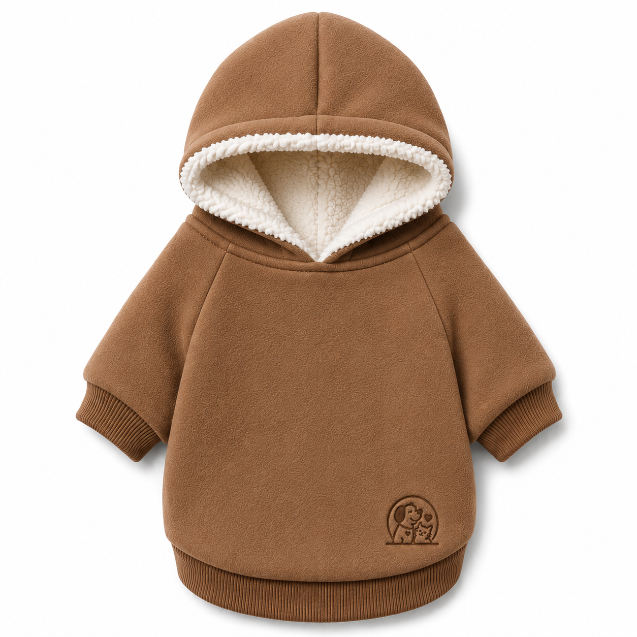 Winter Dog Hoodie Coat – Warm Soft Hoodie Jacket for Small & Medium Dogs
