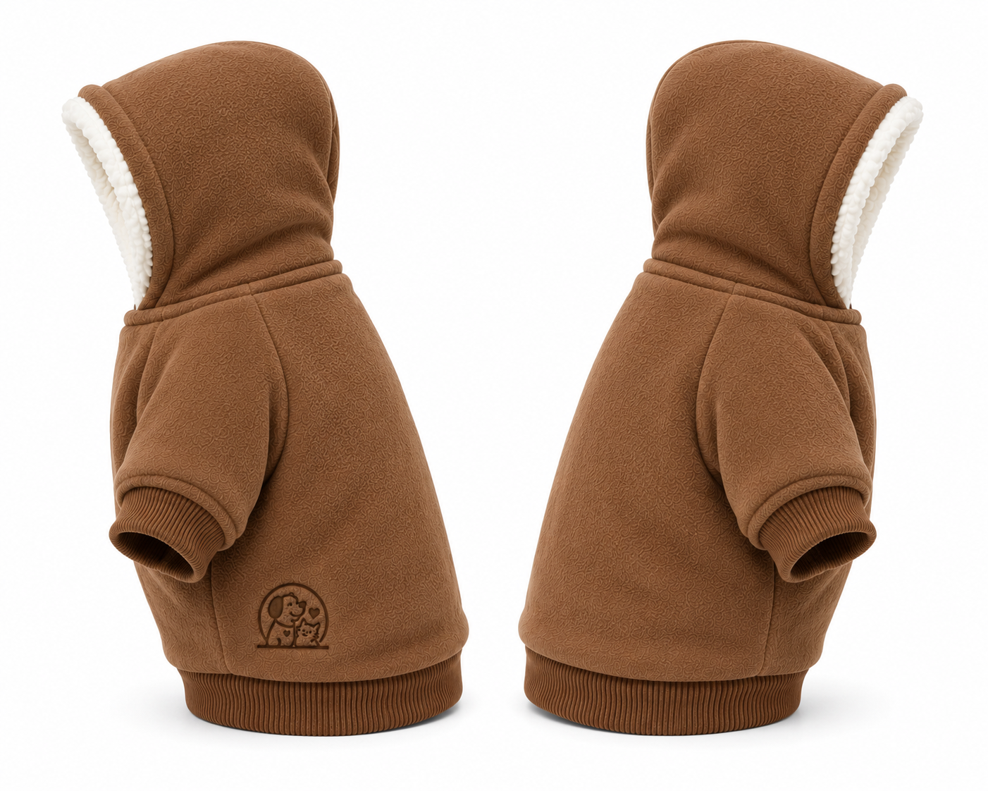 Winter Dog Hoodie Coat – Warm Soft Hoodie Jacket for Small & Medium Dogs - Image 2