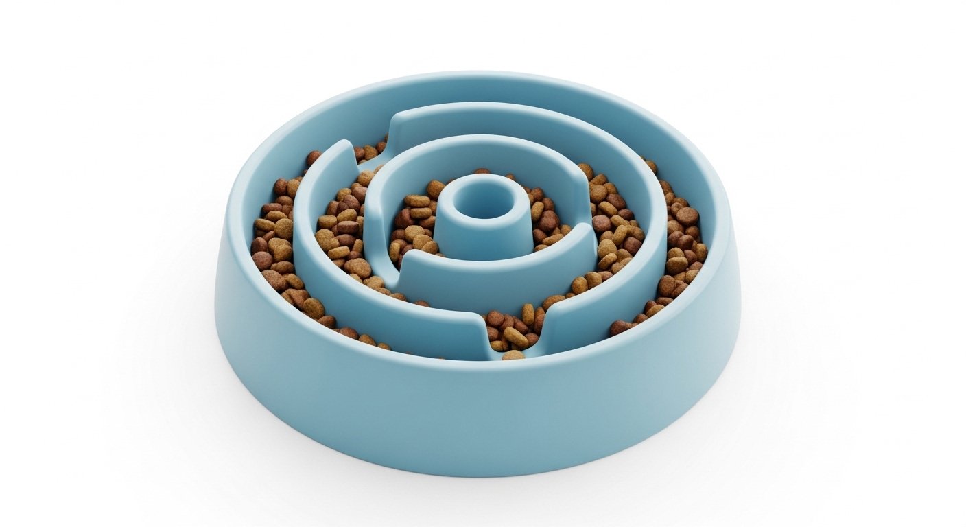 Slow Feeder Dog Puzzle Bowl – Interactive Feeding Toy for Dogs - Image 2