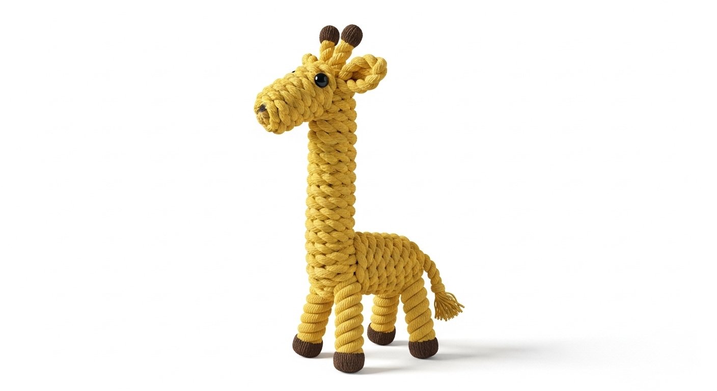 Premium Cotton Rope Knot Dog Toy – Strong Chew & Dental Cleaning Toy Option 4 (SEO-Friendly): - Image 2