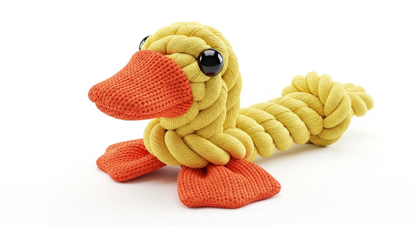 Premium Cotton Rope Knot Dog Toy – Strong Chew & Dental Cleaning Toy Option 4 (SEO-Friendly): - Image 5