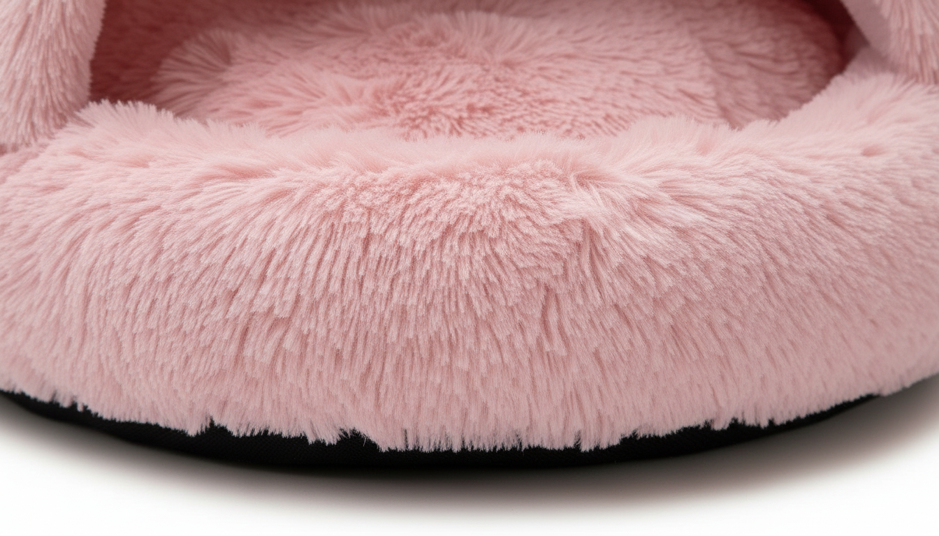 Premium Round Plush Pet Nest – Ultra Soft Warm Bed with Cover - Image 5