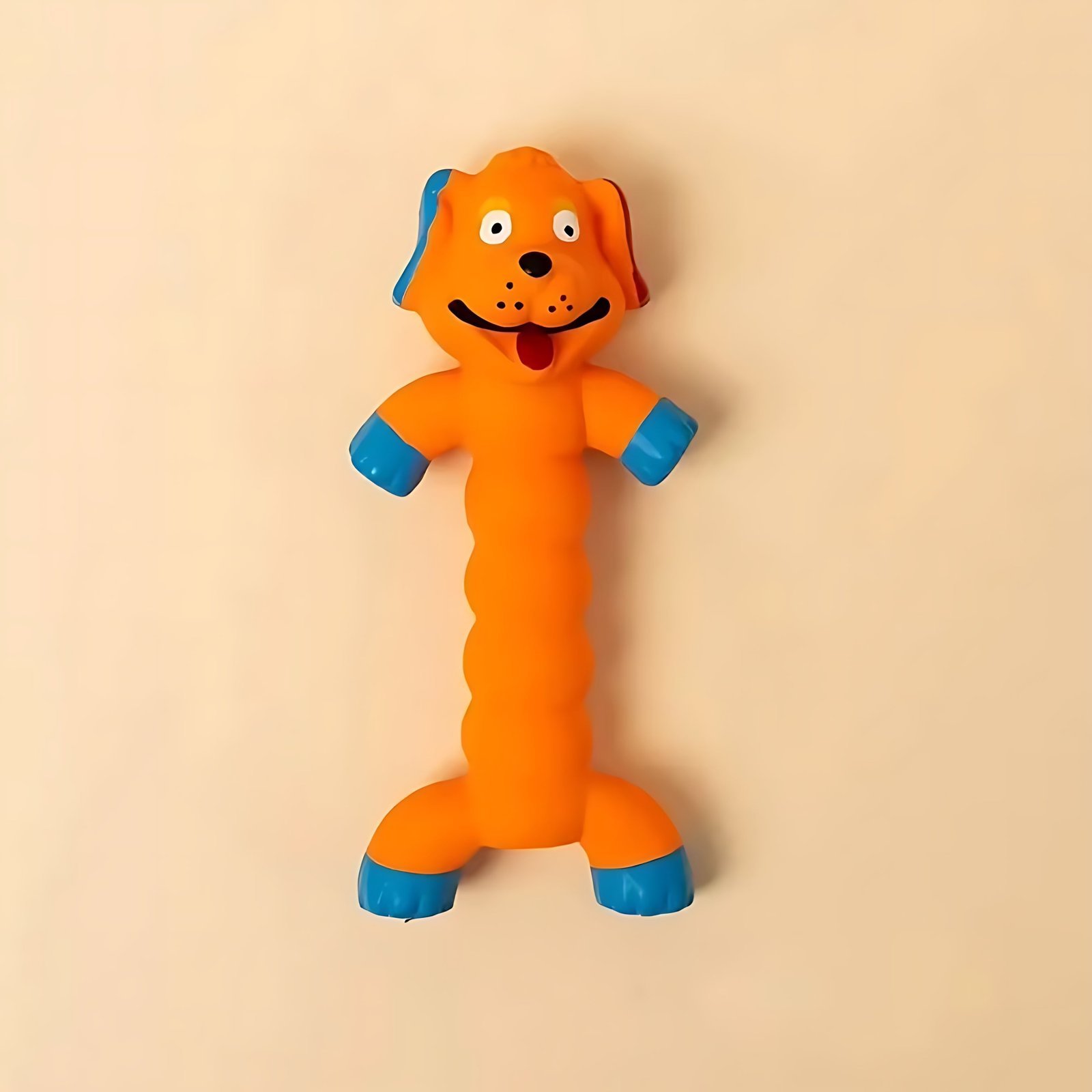 Durable Latex Squeaky Dog Toy – Interactive Chew Toy for Puppies & Small Dogs - Image 3