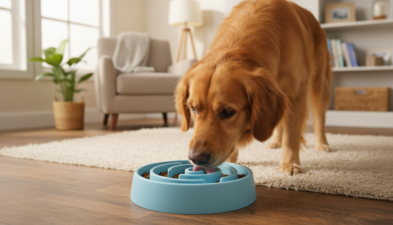 Slow Feeder Dog Puzzle Bowl – Interactive Feeding Toy for Dogs - Image 7
