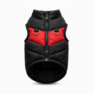 Premium Waterproof Dog Jacket – Warm Padded Winter Coat with Zipper